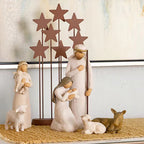 Decorative Jesus ornaments showcasing Christian home accessories