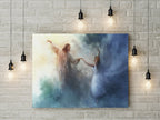 Simple Jesus art depicting calm biblical scene