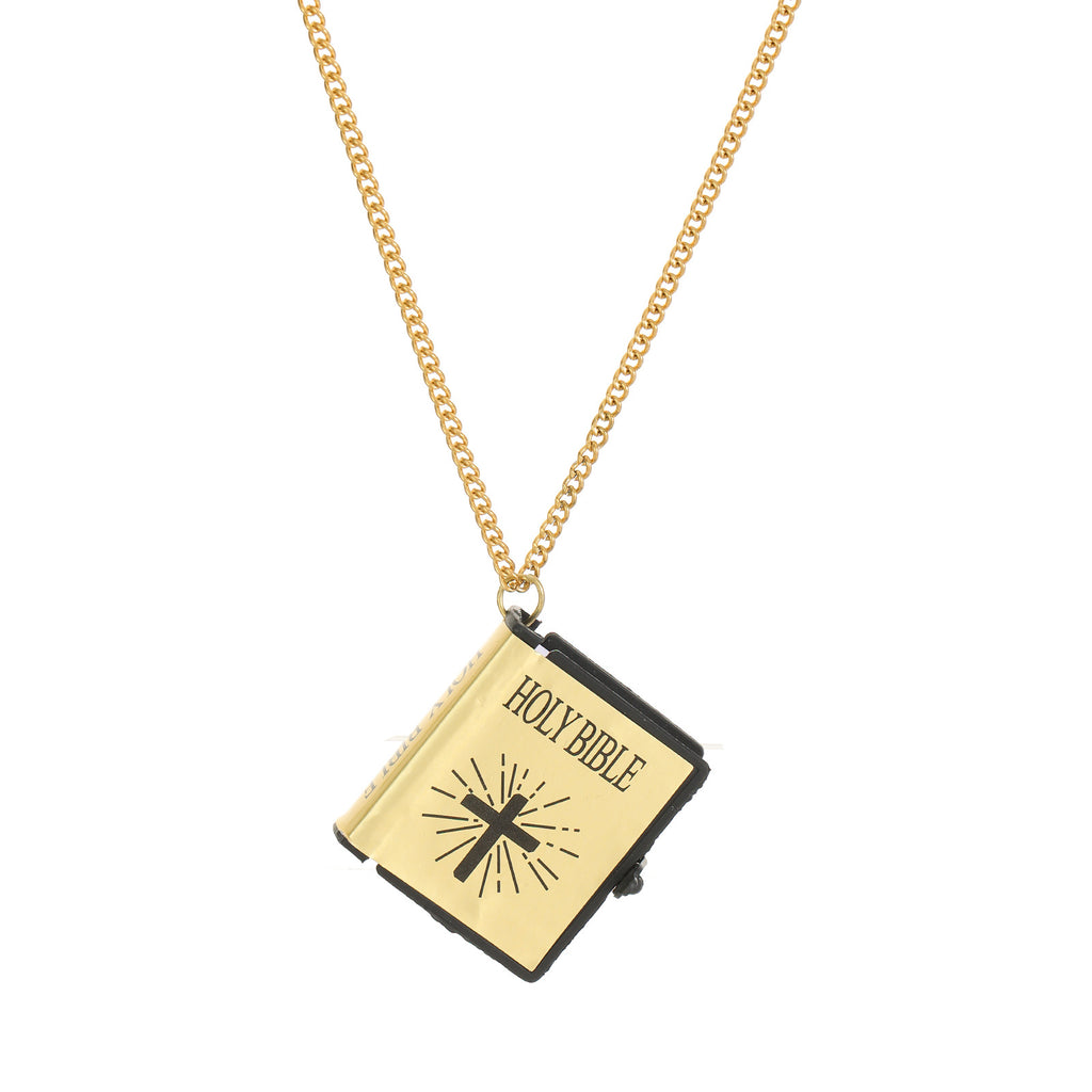 Multiple color options of cross Bible pendant necklaces