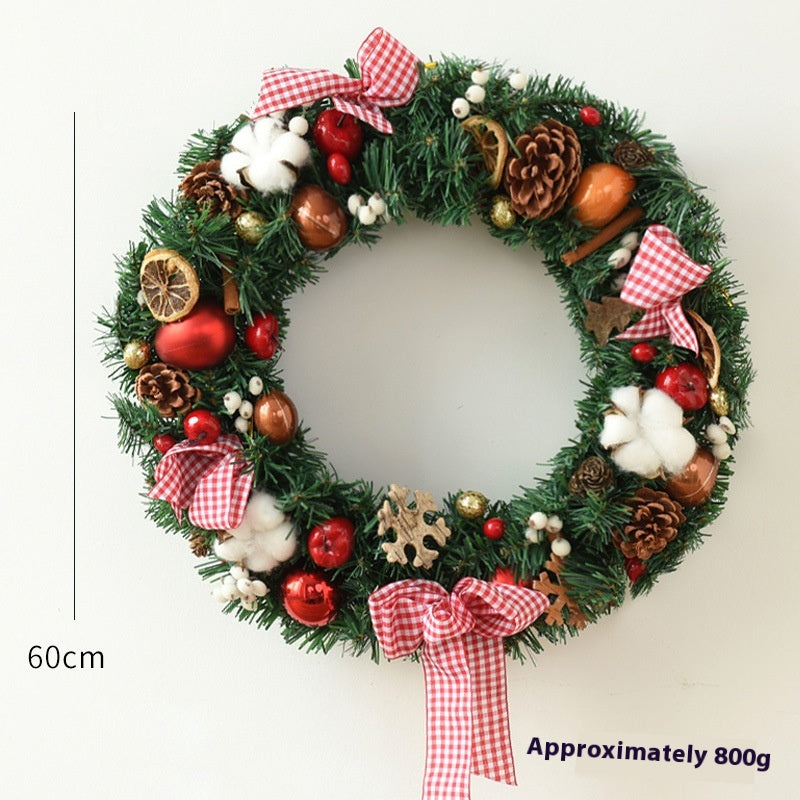Set of Christmas garland bows in multiple sizes and styles for versatile decorating