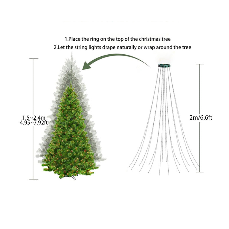 Remote control for Christmas light strings with LED display - Christmas lights - devotion