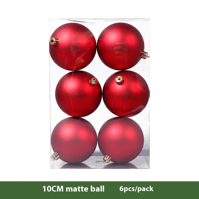 Red Electroplated Christmas Ornament Balls - 12 Pack Festive Tree Decorations - Christian Jewelry