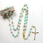 Jesus Cross Universal Necklace with round bead chain for men and women