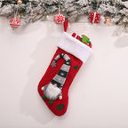 Cozy Christmas stocking socks as festive holiday gift containers