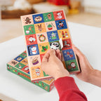 Advent countdown gift box with 24 compartments for Christmas season