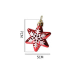 Painted Arcturus-style Christmas ball ornament for holiday decorating