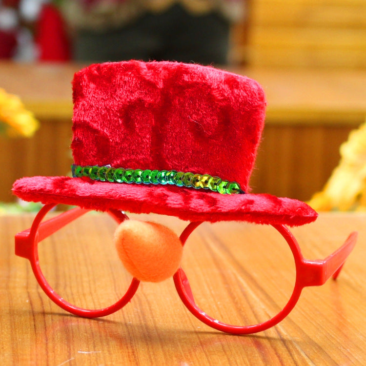 Santa Claus design Christmas glasses for holiday parties
