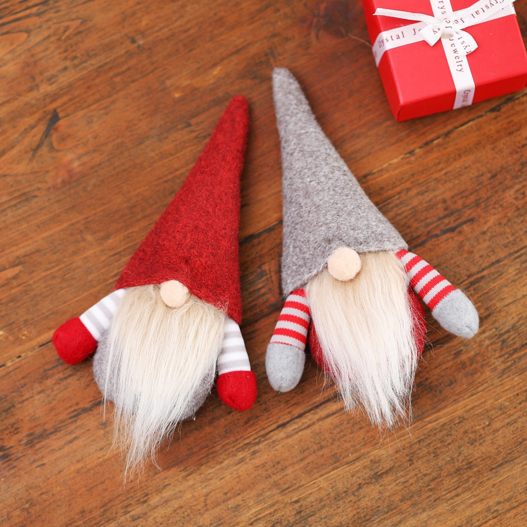 Christmas decorative doll pendant suitable for tree or gift topper