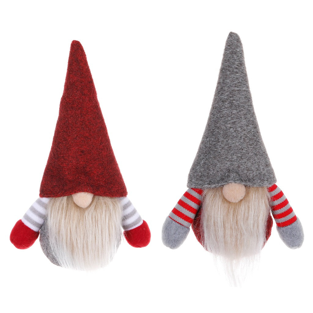 Christmas doll ornament displaying three-dimensional cutting craftsmanship