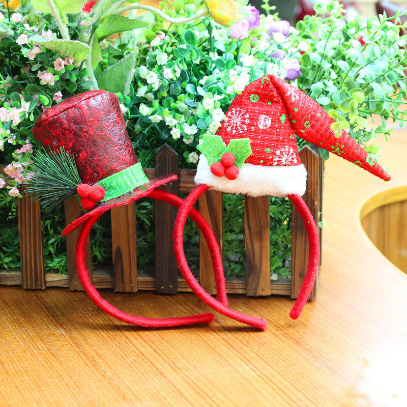 Reindeer and antler Christmas headbands for festive family celebrations