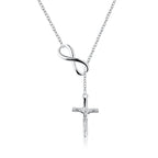 Cross pendant displayed against light background