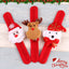 Festive Christmas slap bracelet ring for children