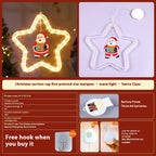 Festive bell-themed pendant light for Christmas window display