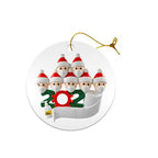 Christmas tree decoration pendant featuring devotion symbolism