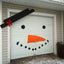 Snowman decoration craft set pieces laid out on table for Christmas crafting