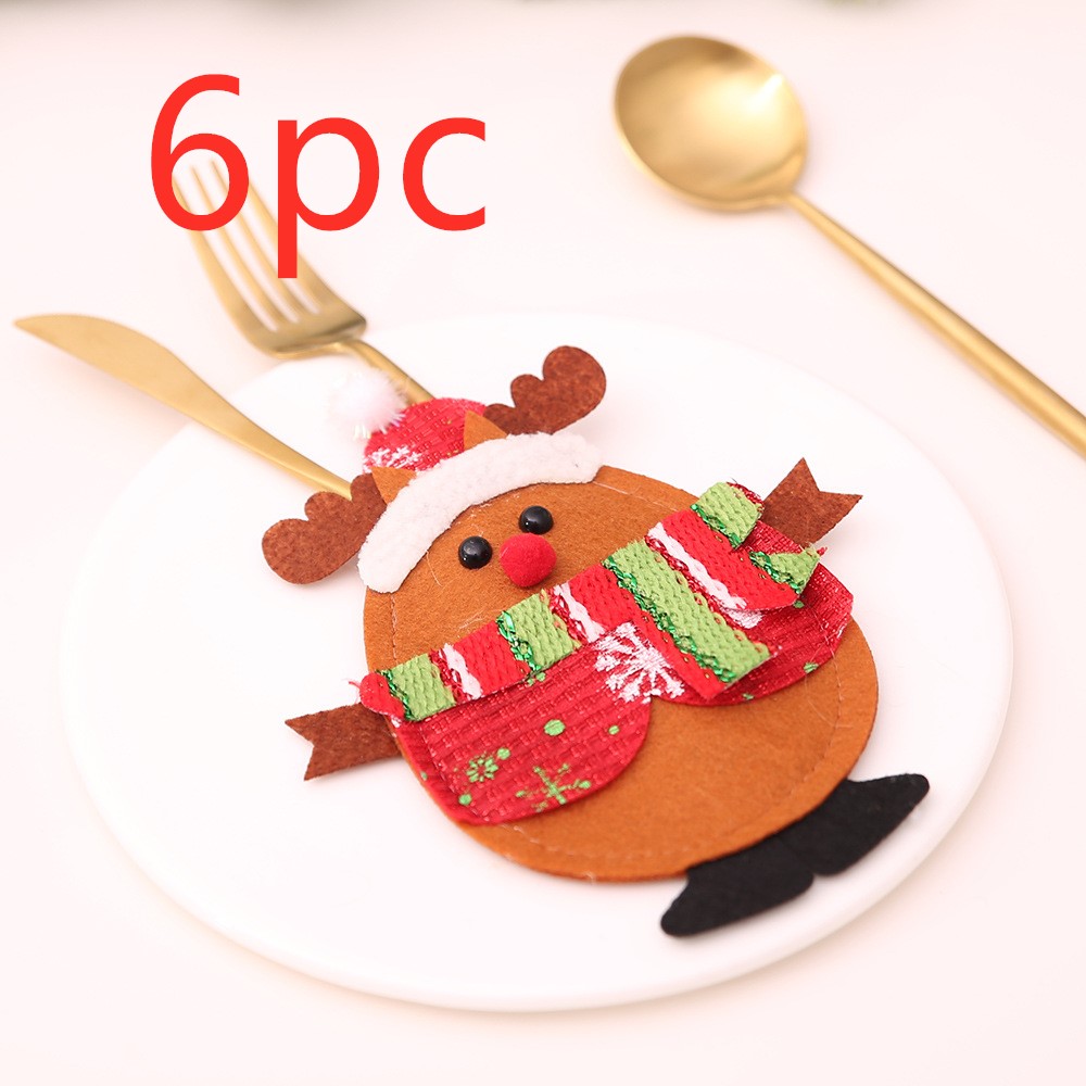 Set of Christmas fabric napkins with holiday theme