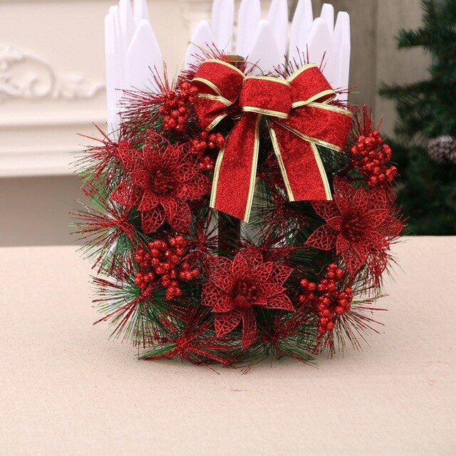 Festive Christmas Ornament Garland Secondary image