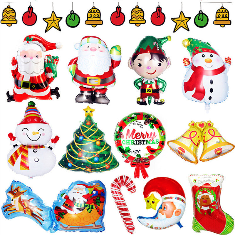 Christmas Aluminum Film Balloon - Holiday Decor - Christian Home Decor