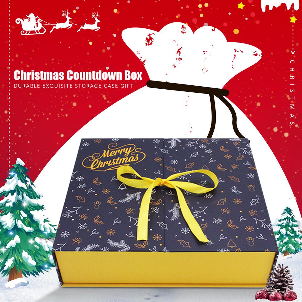 Holiday countdown calendar with advent preparation theme