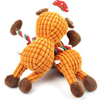 Cozy plush Christmas deer adding woodland warmth to holiday displays