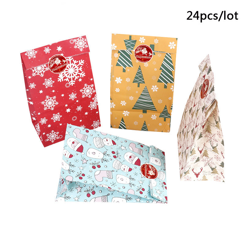 Festive Christmas gift bag with holiday design Main image