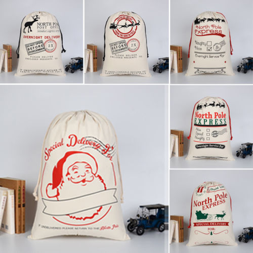 Large Christmas gift bag measuring 50cm by 70cm for holiday presents
