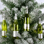 Festive green and gold Christmas pendant ornament for home decor