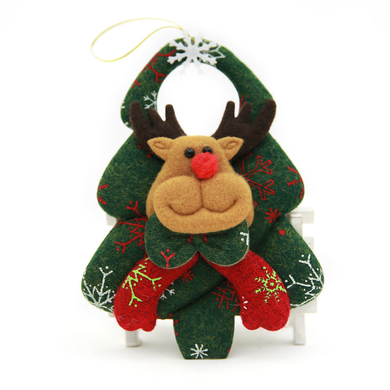 Festive Non Woven Fabric Christmas Tree Pendant Decoration Secondary image