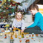 Handcrafted resin figurine capturing the sacred nativity scene for Christmas celebration