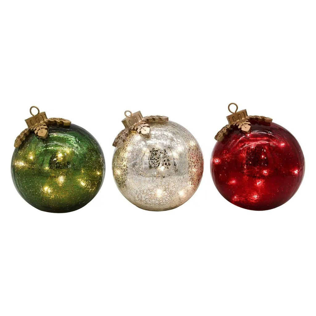 Festive table setting with glowing Christmas decorations