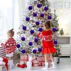 Plucked Silk Christmas Ball Ornaments for Festive Holiday Decorating - Christian Home Decor