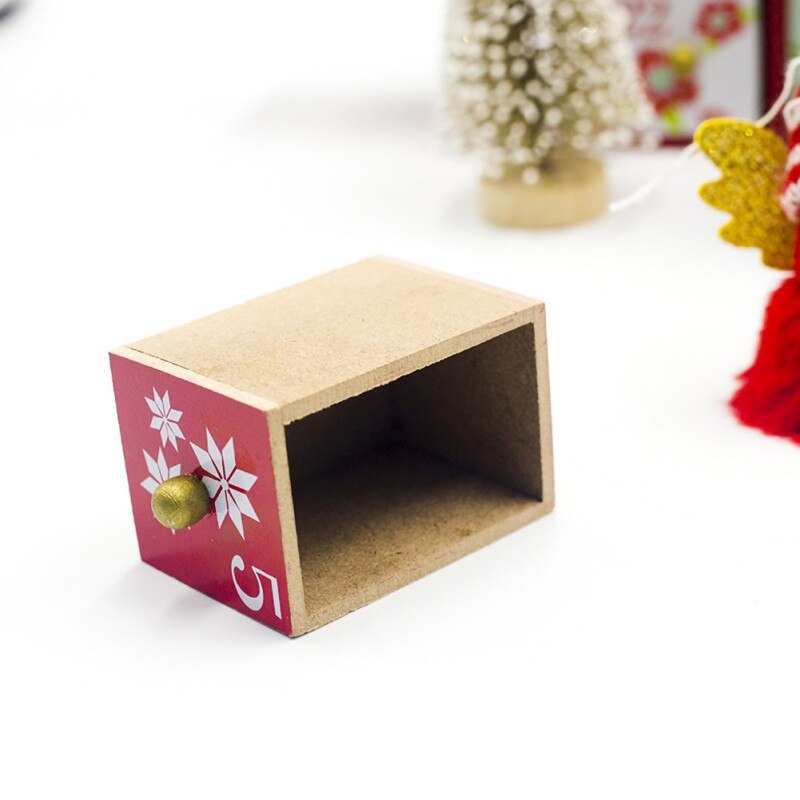 Wooden Christmas Advent Calendar for Holiday Countdown Secondary image