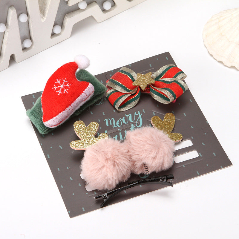 Soft fabric Christmas decorations highlighting seasonal warmth