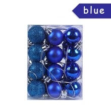 Set of Christmas Ball Ornaments LED String Lights Battery Powered - Christian Jewelry