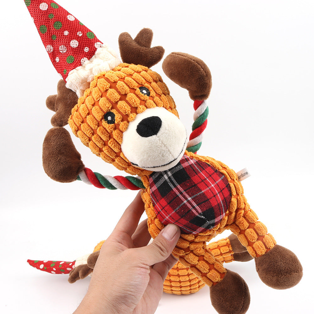 Interactive sounding toy deer bringing holiday cheer to any room
