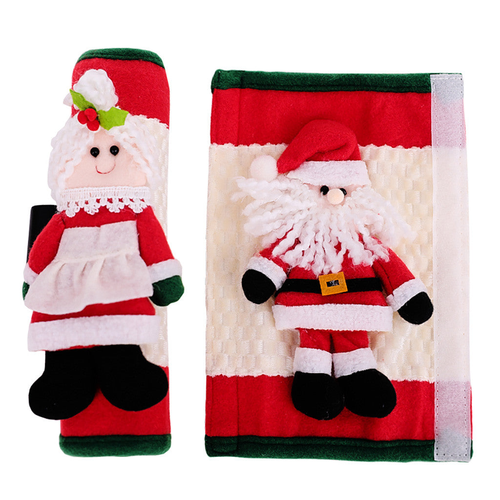 Christmas-themed refrigerator glove for everyday holiday kitchen use