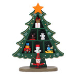 Wooden Christmas scene ornament bringing cozy holiday atmosphere to home