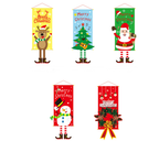 Christmas elk cloth poster festive holiday design