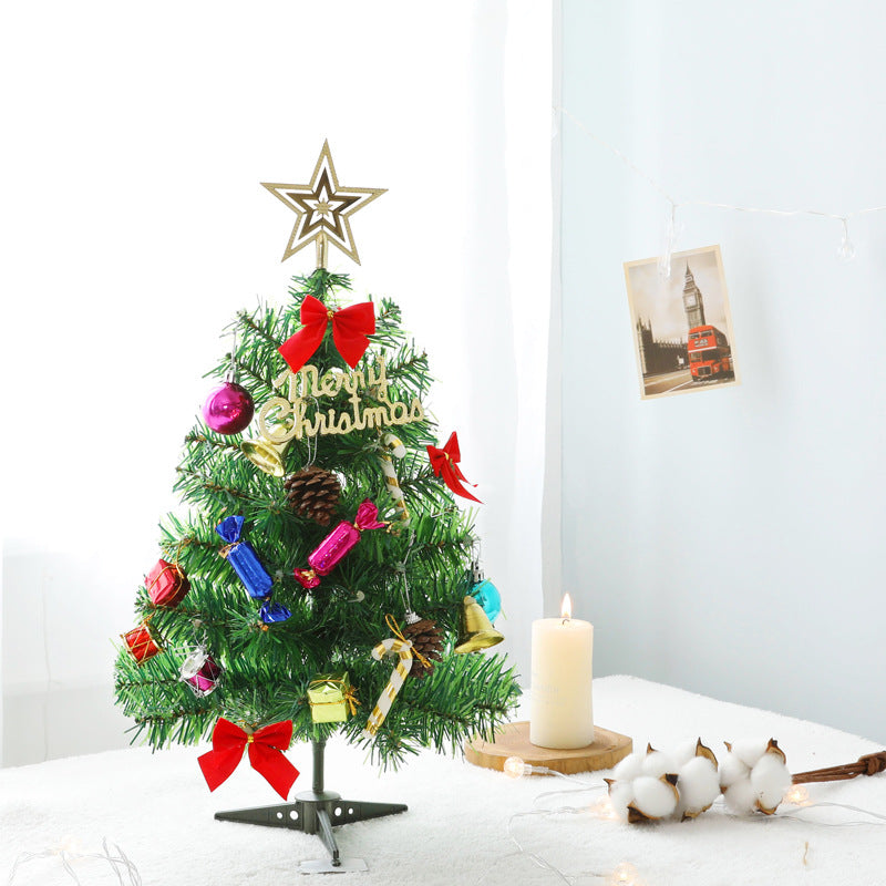 Christmas tree decoration close-up with natural branch details
