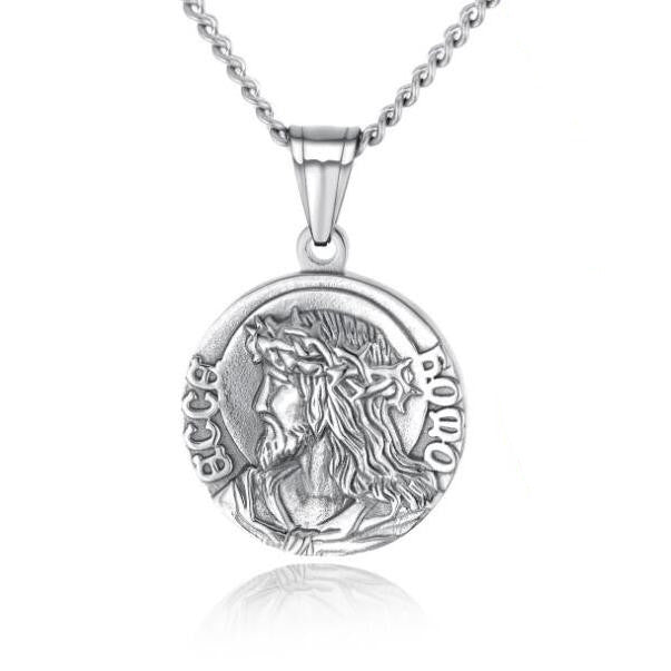 Jesus pendant necklace with jewelry box and gift presentation