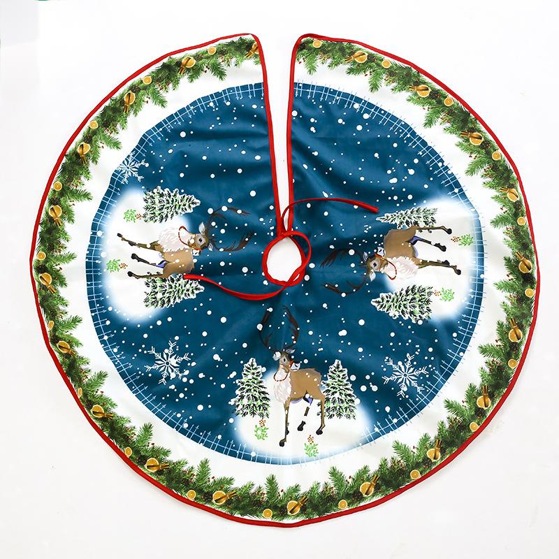 Christmas Nativity Tree Skirt - Christian Holiday Decor - Christian Home Decor
