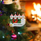Festive snowman ornament with winter charm for holiday display