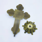 Detailed crucifix ornament for Christian home display and devotion