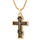 Cross Jesus Pendant Necklace styled for everyday wear