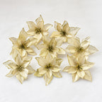 Three-layer gold blossom decoration for holiday home