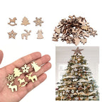 Bulk bag of 1000 decorative plywood Christmas wood chips for crafts