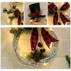 Christmas wreath pendant displayed as holiday jewelry accessory