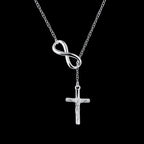 Copper cross pendant styled for everyday Christian wear