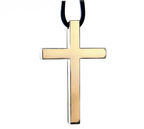 Jesus Christ Cross Pendant Necklace worn as daily faith accessory