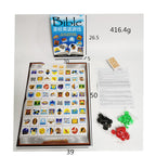 Bible Sequence Board Game cards arranged in sequence on a surface